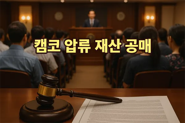 캠코 공매 2025년 8월 4일