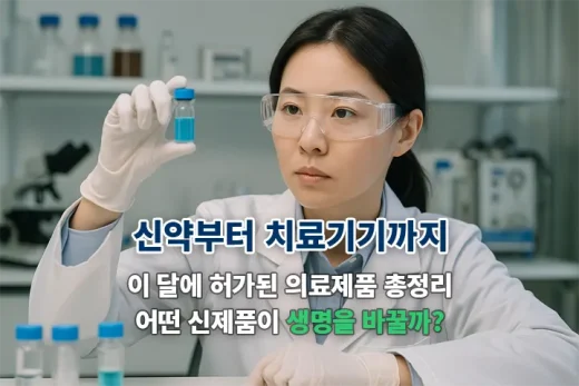 2025년 7월 의료제품 허가 총정리, 어떤 신약이 생명을 바꿀까?