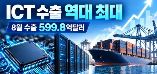 ICT 수출 역대 최대 599.8억달러…반도체·SSD가 기록 이끌었다