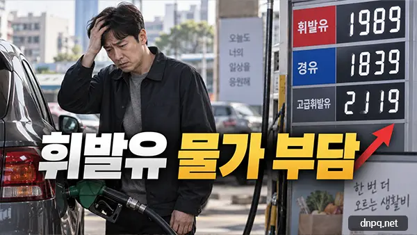 휘발유 물가 부담 커지나, 소비심리 106.6 반등에도 주유비·먹거리 걱정